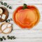 8 Count Pumpkin Shaped Dinner Plates for Fall Harvest Halloween Party Supplies 10"